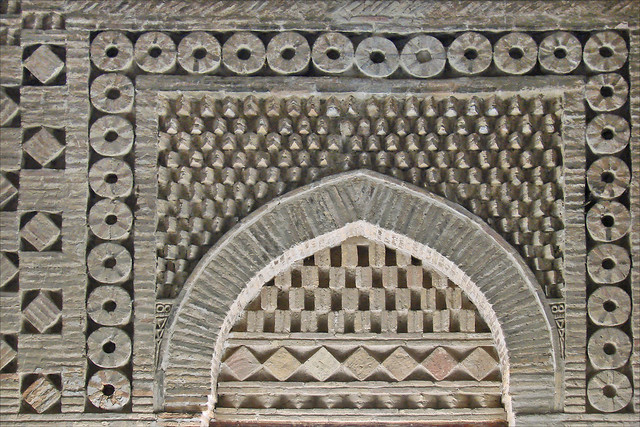 L'intérieur du mausolée des Samanides (Boukhara, Ouzbékistan)