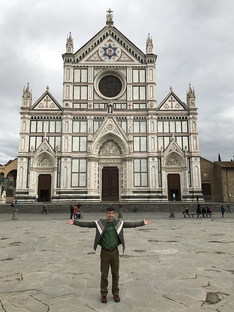 The Basilica di Santa Croce, Florence, Italy.
