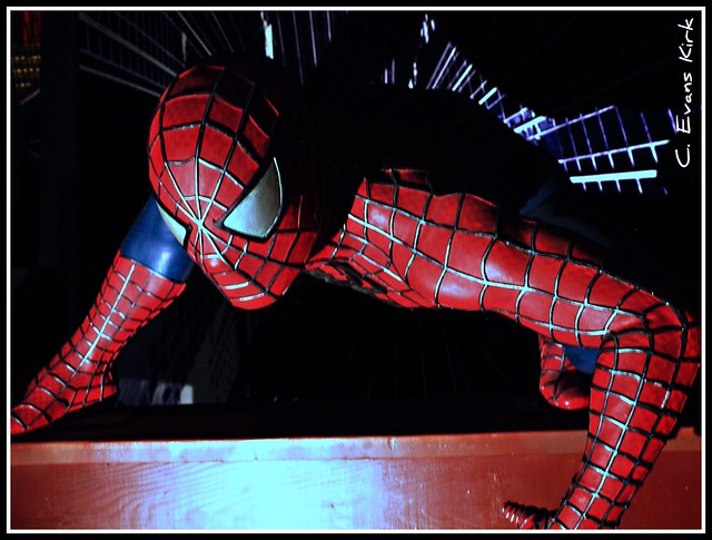 Spiderman at Madame Tussauds