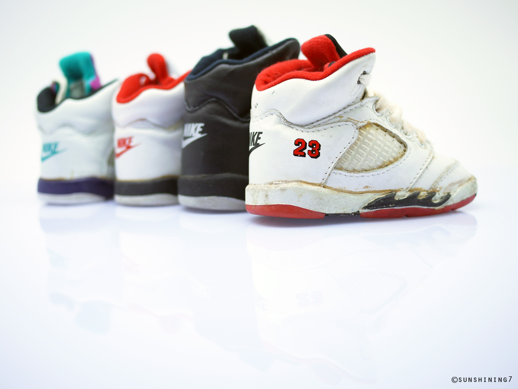 Sunshining7 - Nike Air Jordan V (5) 1990 - Baby Jordan Set… | Flickr