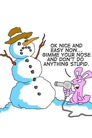 Snowman and Rabbit Joke