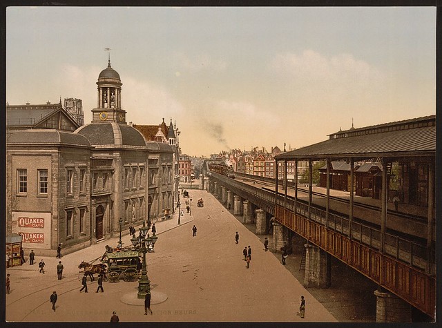 [The Bourse and Bourse Station, Rotterdam, Holland] (LOC)