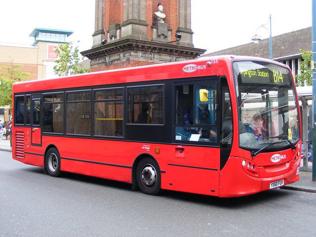 Metrobus: 155 YX60FUV Alexander Dennis Enviro 200