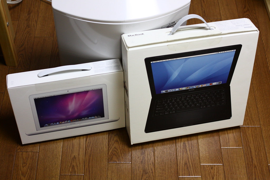 MacBook MC207J/A 箱 | 白い MacBook が来た！ | Tatsuo Yamashita