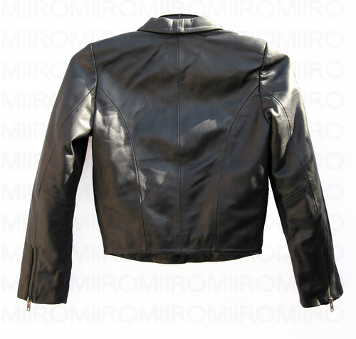Miiro Blazer Jacket_Soft Nappa Black_Back View | by MIIRO Clothing