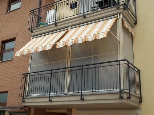 Tenda veranda doppio rullo estate inverno Parà Tempotest a Torino Chieri www.mftendedasoletorino