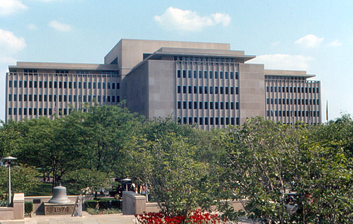 Peoria - Caterpillar Administration Building by roger4336, I worked in the Caterpillar Tractor Co. Adminstration Building.  It was built in the late 1960s,  Th