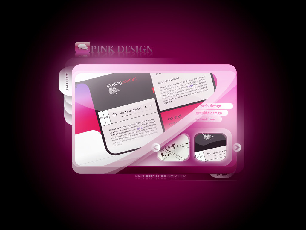 Pink Design Web Site
