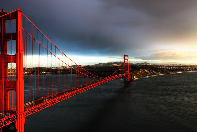 Golden Gate Bridge, tonemapped