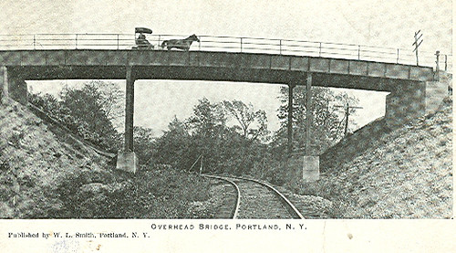 Bridge over PRR Chautaqua Branch, Portland, NY