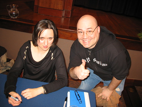 Me and Sarah Vowell | by Casey Willis