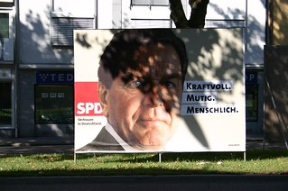 Gerhard Schröder in the shadows