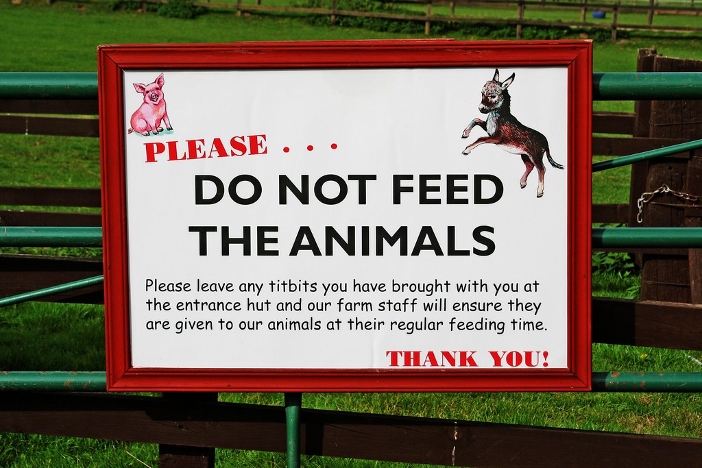 DO NOT FEED THE ANIMALS