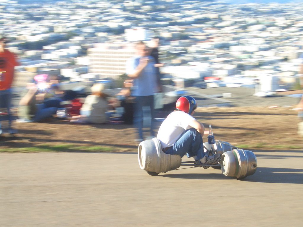 Anakin Beerwalker and his Keg Racer | A Bernal Heights tradi… | Flickr