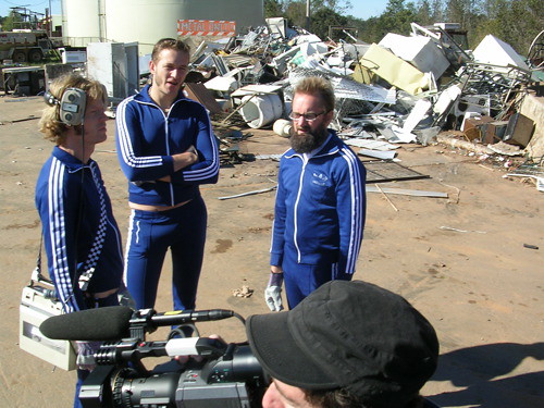 Pip Simon The Crushing Blow | Behind the scenes at the junkyard | pip simon | Flickr