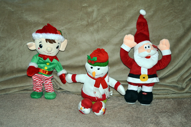 Some New Christmas Decs was 75% off about 18 inch high singing and dancing