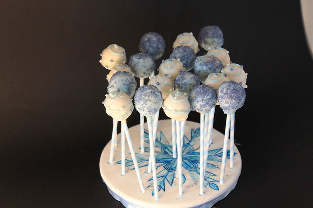 Frozen cake pops