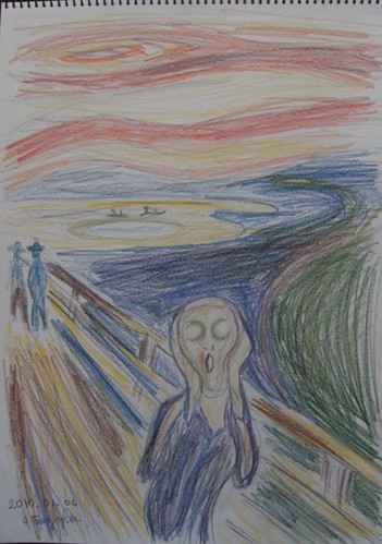 Edvard Munch's Scream by me