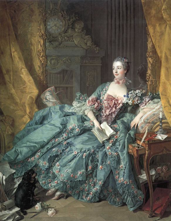 Francois Boucher Portrait of Madame de Pompadour 1703-1770