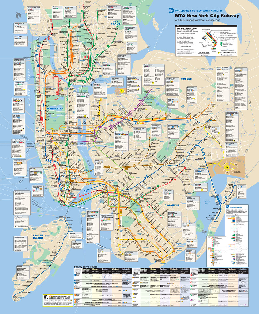 NYC Subway Map | I wanted a high res image of the NYC subway… | Flickr