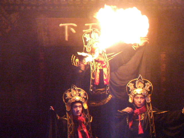 Shanxi Opera (晋剧) Scenes performance: Changing Masks