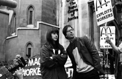 Dave and Helen at the Royal Courts of Justice