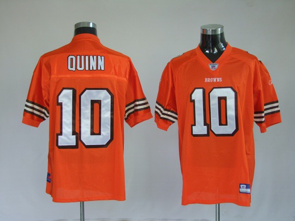 Cleveland Browns 10 Brady Quinn Orange 