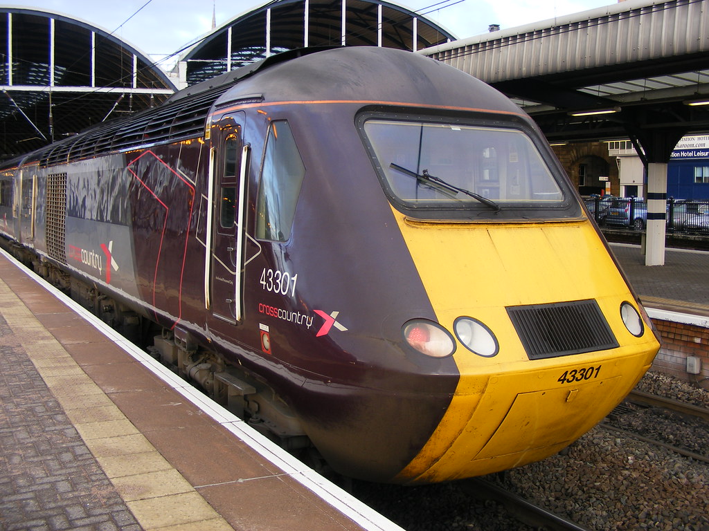 HST: 43301 Cross County Newcastle Central | Whilst it looks … | Flickr