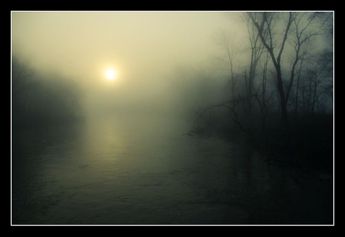 fog sunrise river illinois stream superfantastique notblogged mackinawriver notei nottwit