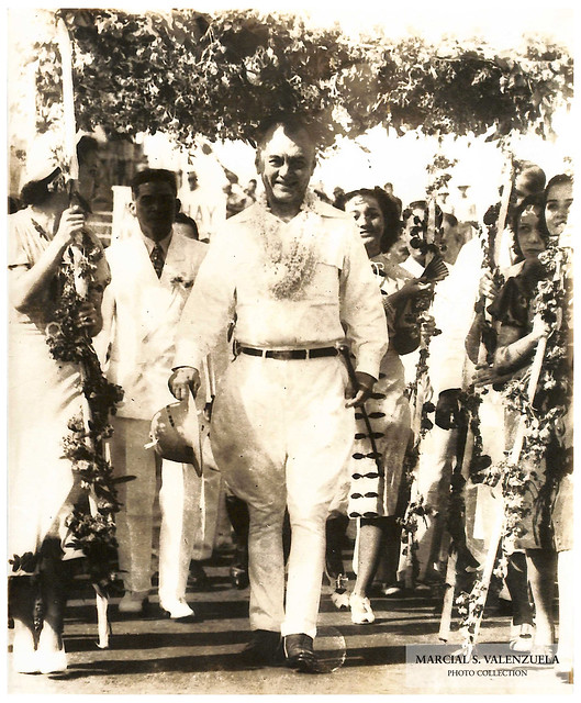 President Manuel L. Quezon during his provincial visit to Zamboanga City