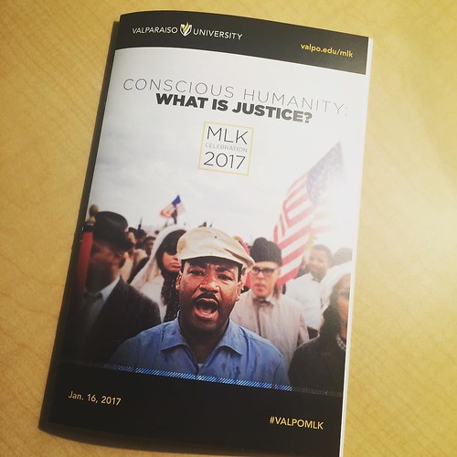 MLK Day is here! Visit valpo.edu/mlk for details and use #ValpoMLK to join the conversation as we explore the theme "Conscious Humanity: What is Justice?"