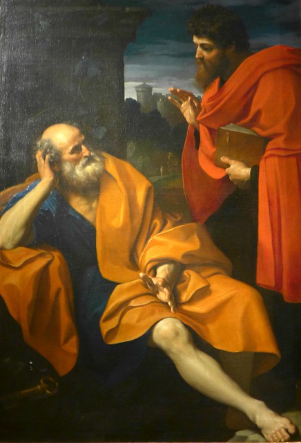 Pinacoteca di Brera - 115 - Guido RENI - 1604 - Paolo rimprovera Piertro penitente