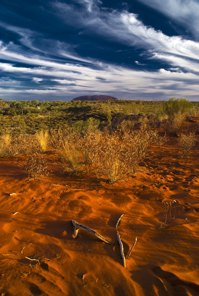 Ulara View of Uluru | Seen from Yulara. I've played a little (too … | Flickr