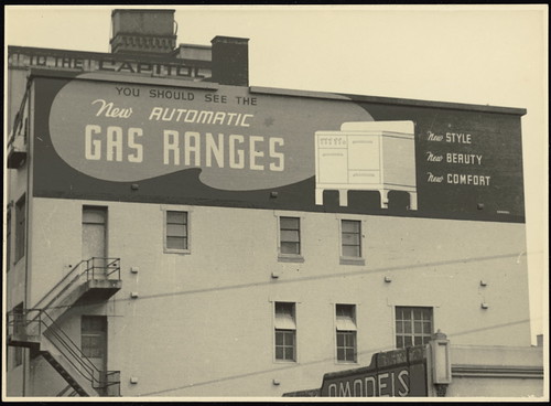 Billboard advertising gas ovens | by Powerhouse Museum Collection