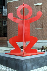 NYC: 17 State Street - Untitled (Figure Balancing on Dog)