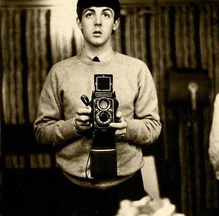 Paul McCartney Rolleiflex self portrait
