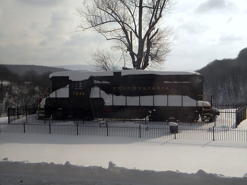 winter railroadequipment transportation pennsylvaniarailroad amtrakviews pennsylvania
