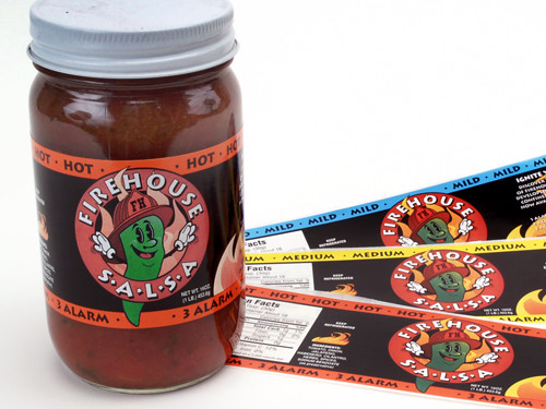 Firehouse Salsa label design | by Victoria Koningisor