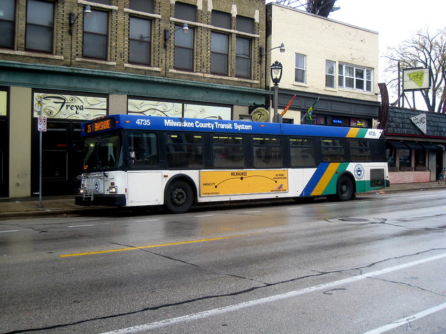 Milwaukee County Transit System Bus