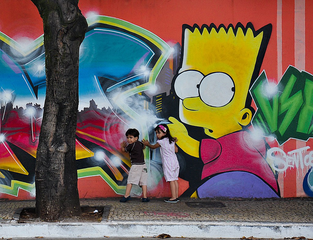 Graffiti - Bart Simpson.