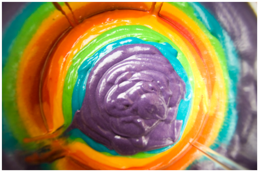 Cake Mix rainbow