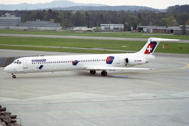 Crossair McDonnell Douglas MD-82 (DC-9-82) HB-INR