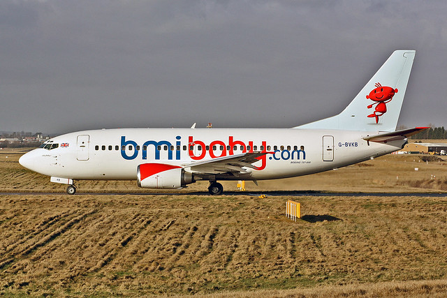 G-BVKB Boeing 737-590 bmibaby Named Jelly Baby BHX 17-01-10