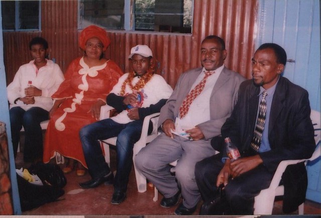 Albert Kenyani and family