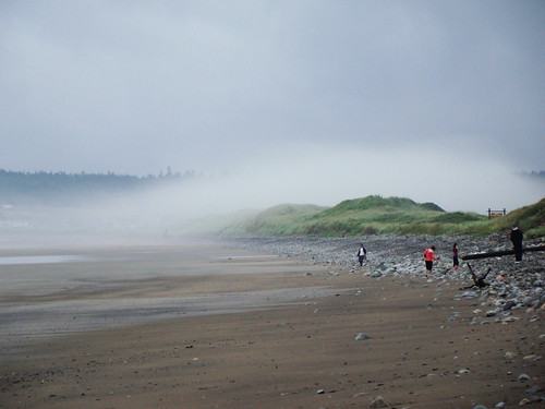 canada beach weather fog scenery novascotia mavilette rollingfog mavilettebeach