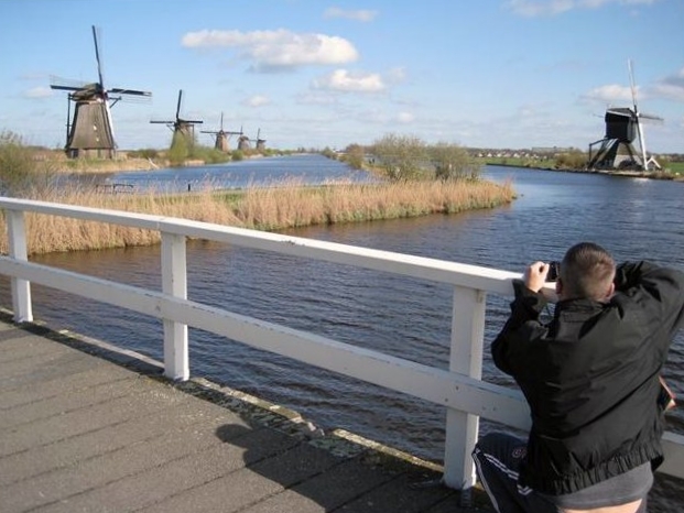 The Mills of Kinderdijk, Molenwaard, Netherlands.