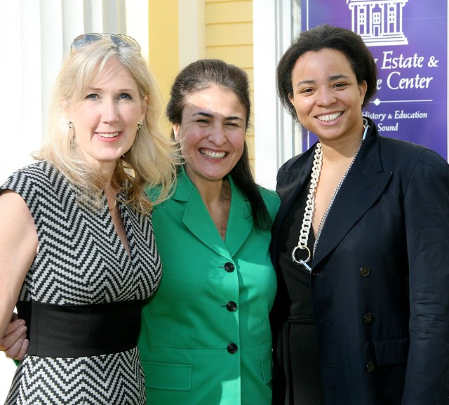 JHC President Suzanne Clary, YWCA White Plains CEO Maria Imperiale and Author Sana Butler