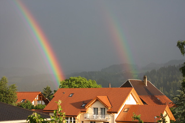 Regenbogen in Langnau im Emmental
