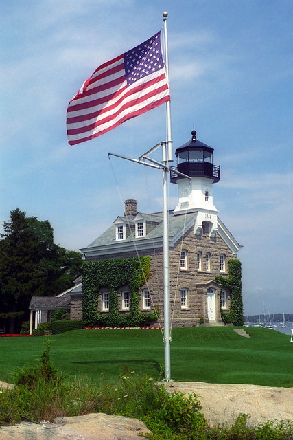 Morgan Point Lighthouse in Noank, Connecticut
