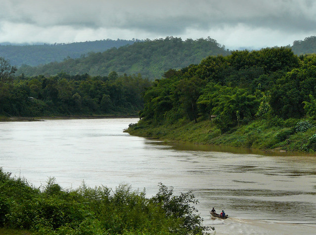 River life in remote Southern Laos
